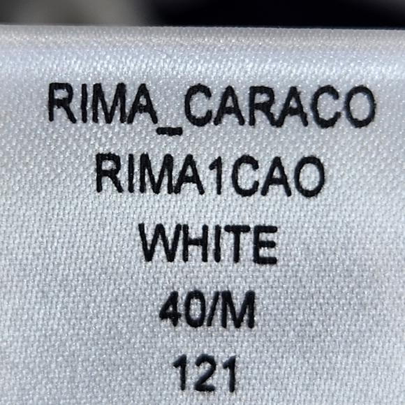 Antik Batik White & Yellow Spaghetti Strap Ruffle Tier Top Size Medium / 40 - Picture 12 of 12